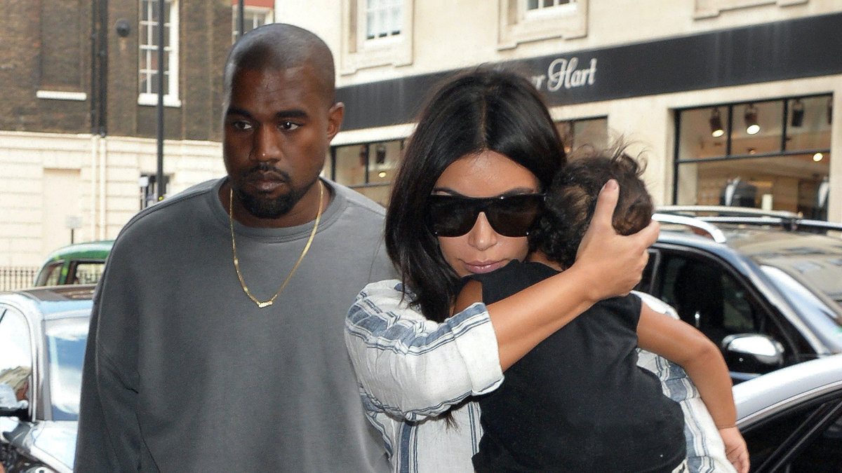 Kanye West och Kim Kardashian 